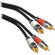 Pearstone Gold Series 2 RCA Male to 2 RCA Male Premium Audio Cable (50')