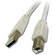 C2G 6.6' (2 m)  USB 2.0 A/B Cable (White)