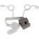 Sanken Double Microphone Clip 10-Pack (White)