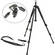 Manfrotto 055XB Tripod Kit, with 804RC2 3-Way Pan/Tilt Head & 102 Strap - Supports 8.8 lbs (4kg)