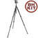 Manfrotto 055XPROB Pro Tripod Legs (Black) with 410 Mini Geared Head