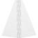 Lineco Double Wing Self-Stick Easel Backs, 7" (25 Pack, White)
