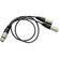 Eartec XLR Female to 2 XLR Male Splitter Cable for TCS Intercoms