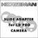 Horseman 23602 Retro Fitting Sliding Back for Horseman L Series Cameras 
