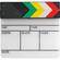 Pearstone Acrylic Dry Erase Clapboard with Color Sticks (7x7.25")