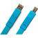 LaCie USB A to B Flat  Cable (Blue)