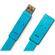 LaCie USB A to A Flat Extension Cable (Blue)
