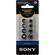 Sony EP-EX10A Replacement Eartips for In-Ear Headphones (4 Pair, Black)