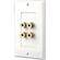 Pyle Pro PHWP2 4-Post Banana Plug Wall Mount