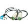 Lectrosonics TA5-F to Dual XLR Output Cable for SR Slot-In Receiver (20" - 50.8cm)