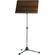 K&M 118/1 Orchestra Music Stand with Walnut Desk