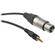 Sony EC-1.5BX 3-pole Locking Mini-Plug to XLR Cable (Female)