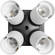 Westcott Four Socket Fluorescent Adapter for uLite Fixture