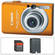 Canon PowerShot SD1200 IS Digital Camera with Basic Accessory Kit  (Orange)