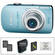 Canon PowerShot SD960 IS Digital Camera (Blue) with Deluxe Accessory Kit