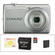 Nikon Coolpix S220 Digital Camera with Deluxe Accessory Kit (Warm Silver)
