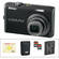Nikon Coolpix S620 Digital Camera with Deluxe Accessory Kit (Jet Black)