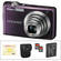 Nikon Coolpix S630 Digital Camera with Deluxe Accessory Kit (Royal Purple)