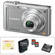 Panasonic Lumix DMC-FS25 Digital Camera (Silver) with Deluxe Accessory Kit