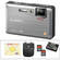 Panasonic Lumix DMC-TS1 Digital Camera with Deluxe Accessory Kit (Silver)