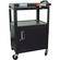 Hamilton Buhl MPPS4226E-5 Height Adjustable AV Media Cart w/ Security Cabinet & Pull-Out Shelf
