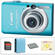 Canon PowerShot SD1200 IS Digital Camera with Deluxe Accessory Kit  (Blue)