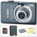 Canon PowerShot SD1200 IS Digital Camera with Deluxe Accessory Kit  (Dark Grey)