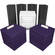 Auralex Deluxe Plus Roominators Kit - (Purple/Charcoal)