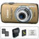 Canon PowerShot SD980 IS Digital Camera With Deluxe Accessory Kit (Gold)