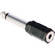 RPS Lighting Female 1/4" (6.35mm) Mono to Male 1/8" (3.5mm) Mini Adapter