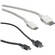 Flip Video HDMI to Mini HDMI Cables - Black 2.0' and White 6.5'