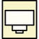 FSR SS-RJ45-IVO RJ-45 Pass-Thru Snap-In Connector (Ivory)