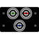 FSR IPS-V130D-BLK BNC (R/G/B) to BNC Bulkhead Insert Plate (Black)