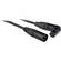Pearstone 3-Pin XLR-M to Angled 3-Pin XLR-F Straight Audio Cable (20')