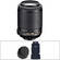 Nikon 55-200mm f/4-5.6G ED AF-S VR DX AF Nikkor Lens (Black) With Black LensCoat Kit