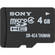 Sony 4GB microSDHC Memory Card Class 4