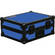 Odyssey Innovative Designs FR1200BKBLUE Flight Ready Series Turntable Case (Black and Blue)