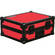 Odyssey Innovative Designs FR1200BKRED Flight Ready Series Turntable Case (Black and Red)