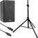 QSC K8 8" 2-Way 1000 Watt Powered Speaker Kit with Stand