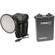 Quantum Instruments Qflash T5D-R TTL Flash w/ Turbo 3 Rechargeable Battery Kit