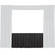 Da-Lite 36718 Skirt ONLY for the 54 x 54" Fast-Fold Deluxe Frame (Black)