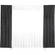 Da-Lite 36676 Wing Drapes ONLY for the 54 x 54" Fast-Fold Deluxe Frame (One Pair, Black)