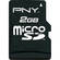 PNY Technologies 2GB microSD Memory Card Class 2 With SD Adapter