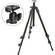Manfrotto 190XDB Tripod Kit with 494 Mini Ball Head & RC2 QR Plate