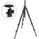Manfrotto 055XPROB Tripod Legs Kit (Black) /w 498RC4 Midi Ball Head & 410PL QR Plate
