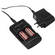 Pearstone Dual-Bay Rapid Charger for CR-123A & CR-2, with 2 CR-123A Batteries