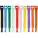 Pearstone 0.5 x 8" Touch Fastener Straps (Multi-Colored, 10-Pack)