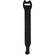 Pearstone 0.5 x 6" Touch Fastener Straps (Black, 10-Pack)