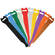Pearstone 0.5 x 6" Touch Fastener Straps (Multi-Colored, 10-Pack)