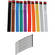 Pearstone 1 x 9" Touch Fastener Cable Straps (Multi-Colored, 10-Pack)